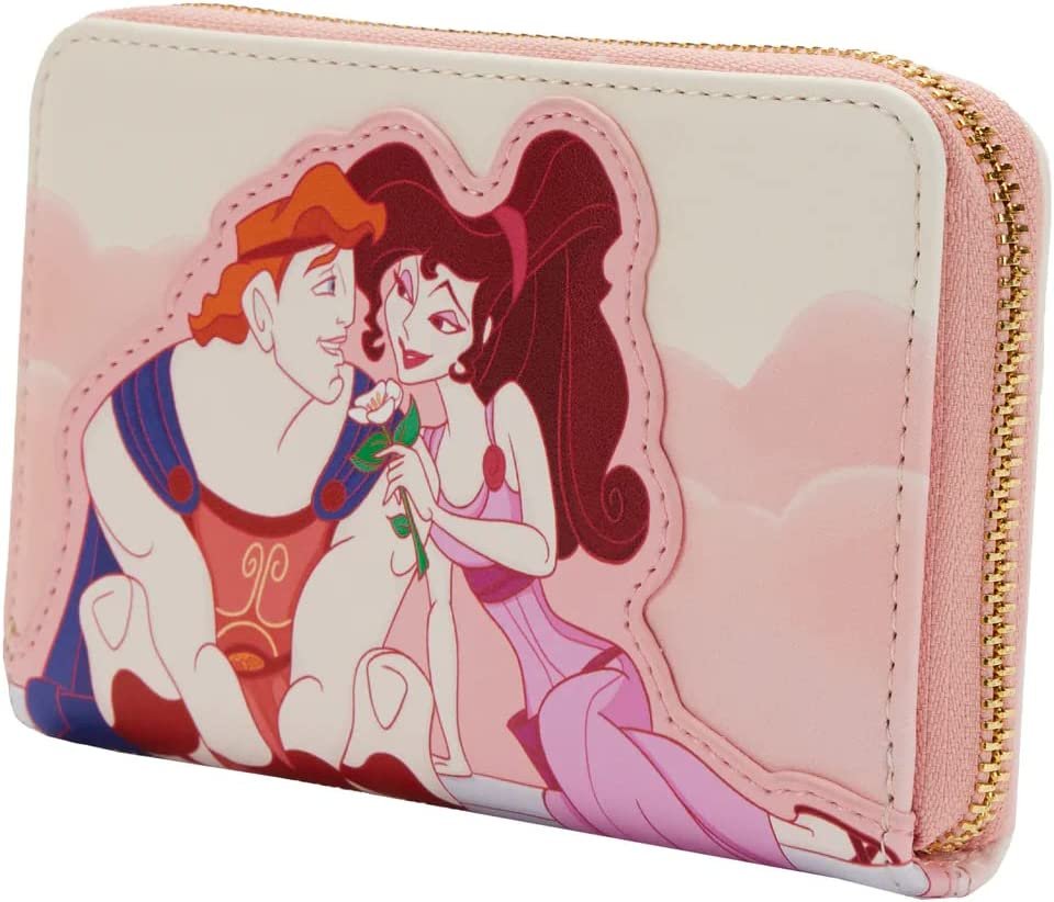 Loungefly Disney Hercules 25th Anniversary Meg &amp; Herc Zip-Around Wallet