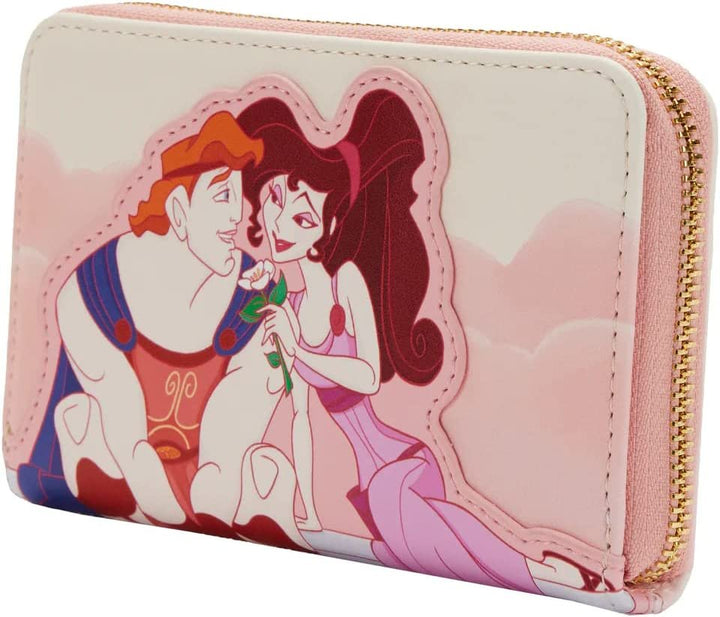 Loungefly Disney Hercules 25th Anniversary Meg &amp; Herc Zip-Around Wallet