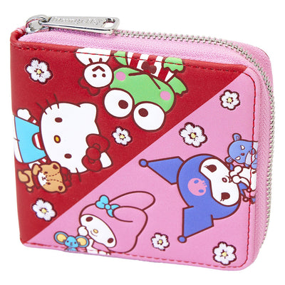Loungefly Sanrio Hello Kitty & Friends Color Block Zip Around Wallet