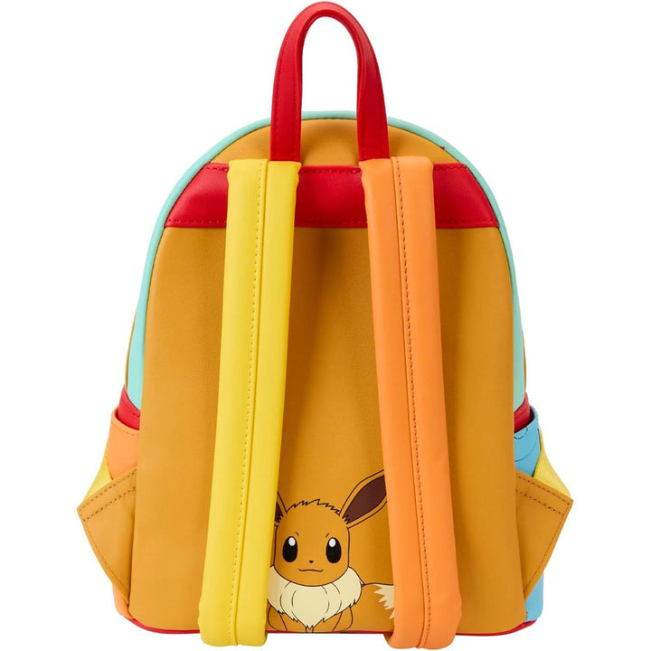 Loungefly Pokemon Color Block Starters Mini Backpack