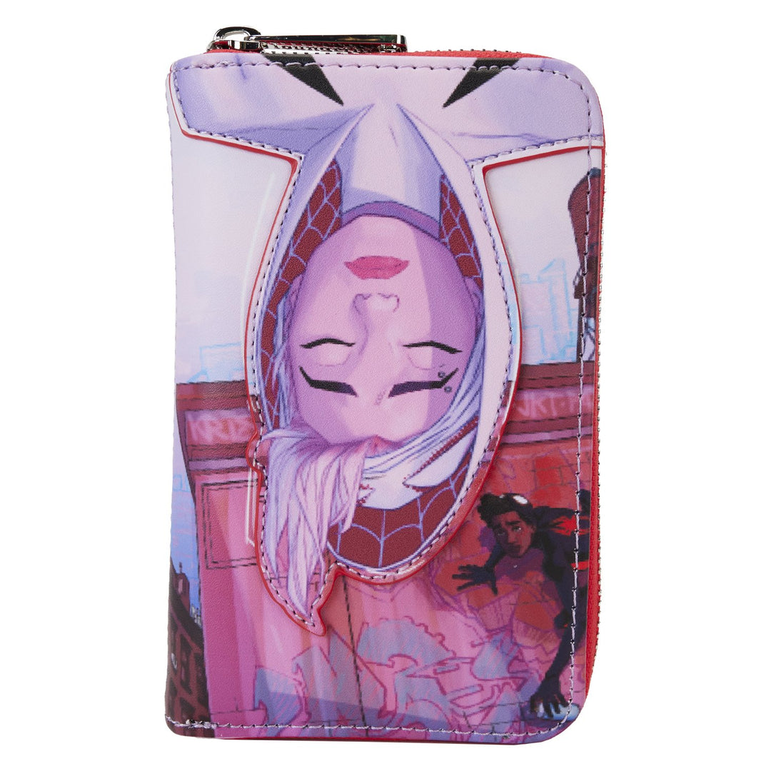 Loungefly Marvel Spiderverse Spidergwen Zip-Around Wallet - Front