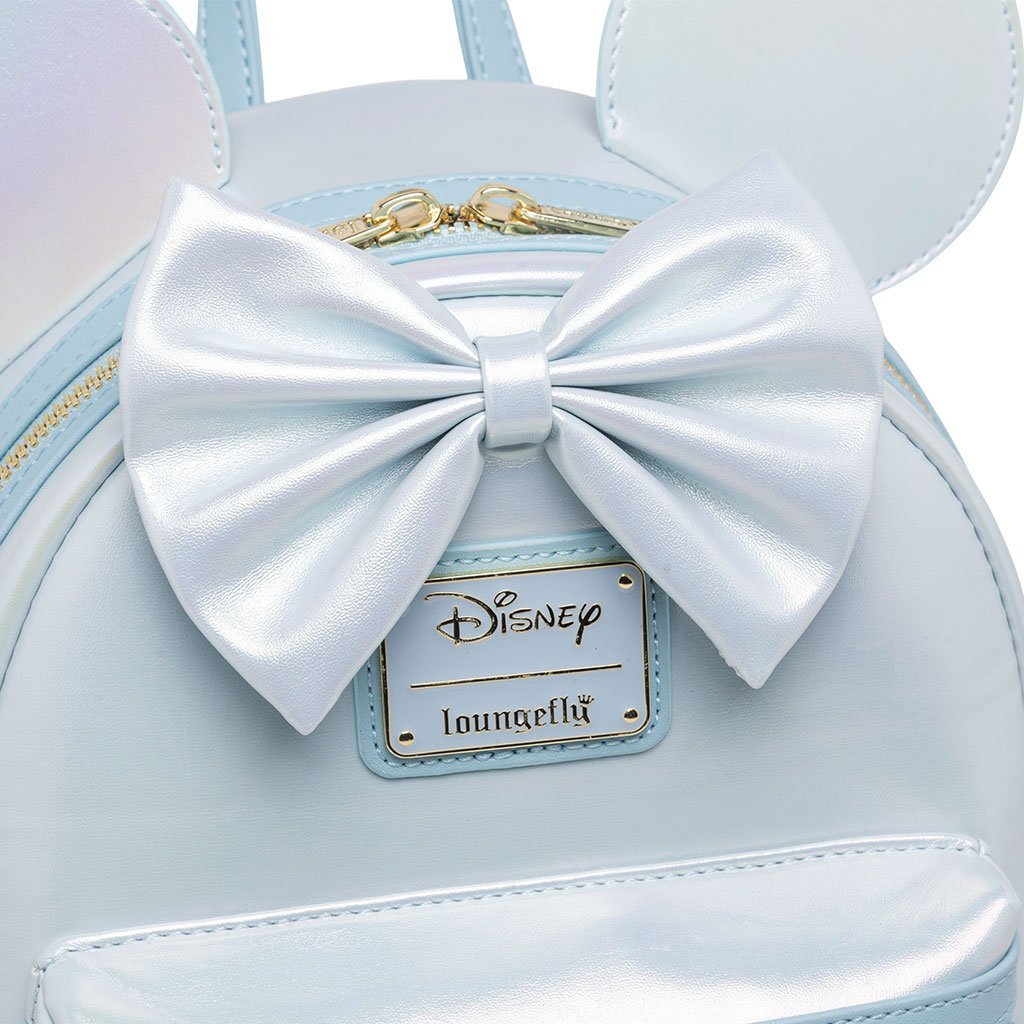 Loungefly Disney The Minnie Mouse Classic Series Mini Backpack: Iridescent Sky - 707 Street Exclusive