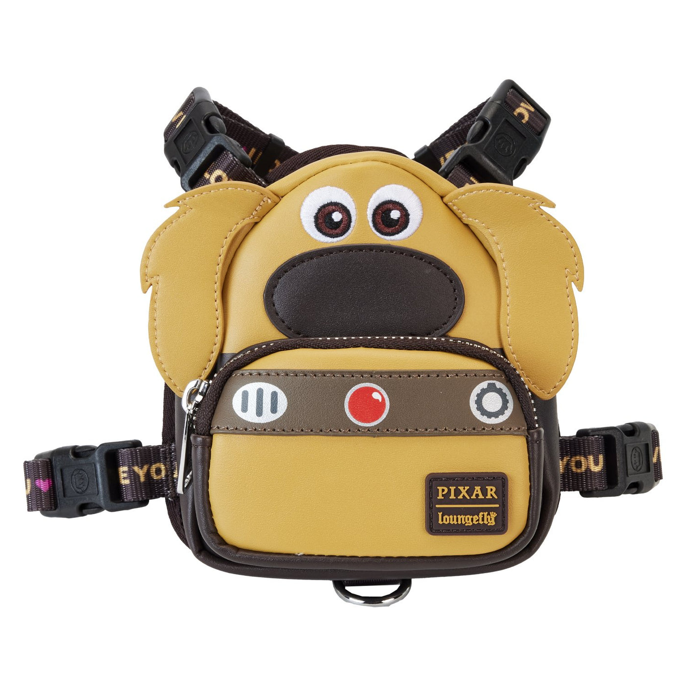 Loungefly Pets Pixar Up 15th Anniversary Dug Cosplay Mini Backpack Harness - Front