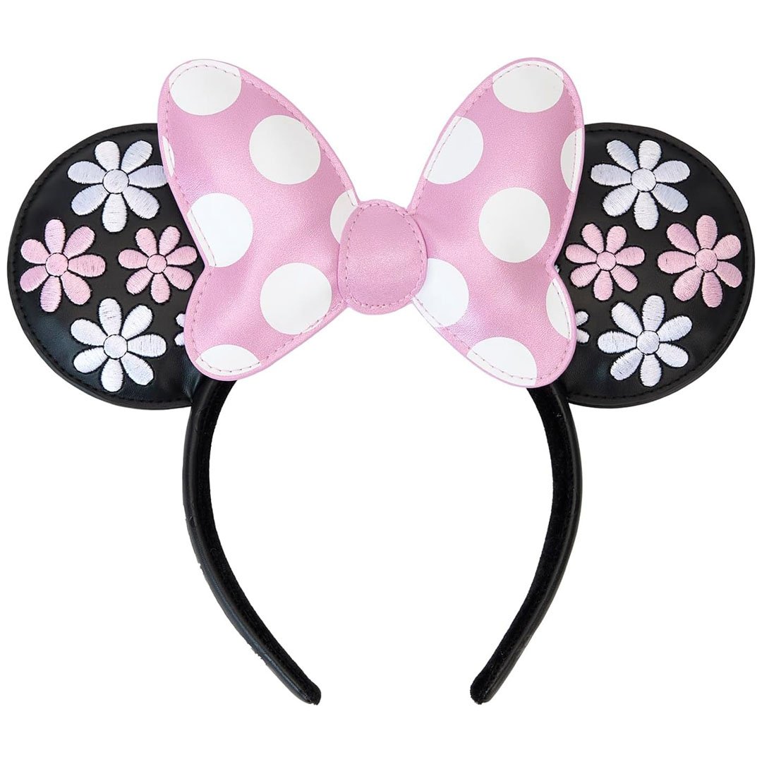 Loungefly Disney Minnie Mouse Floral Rock the Dots Headband