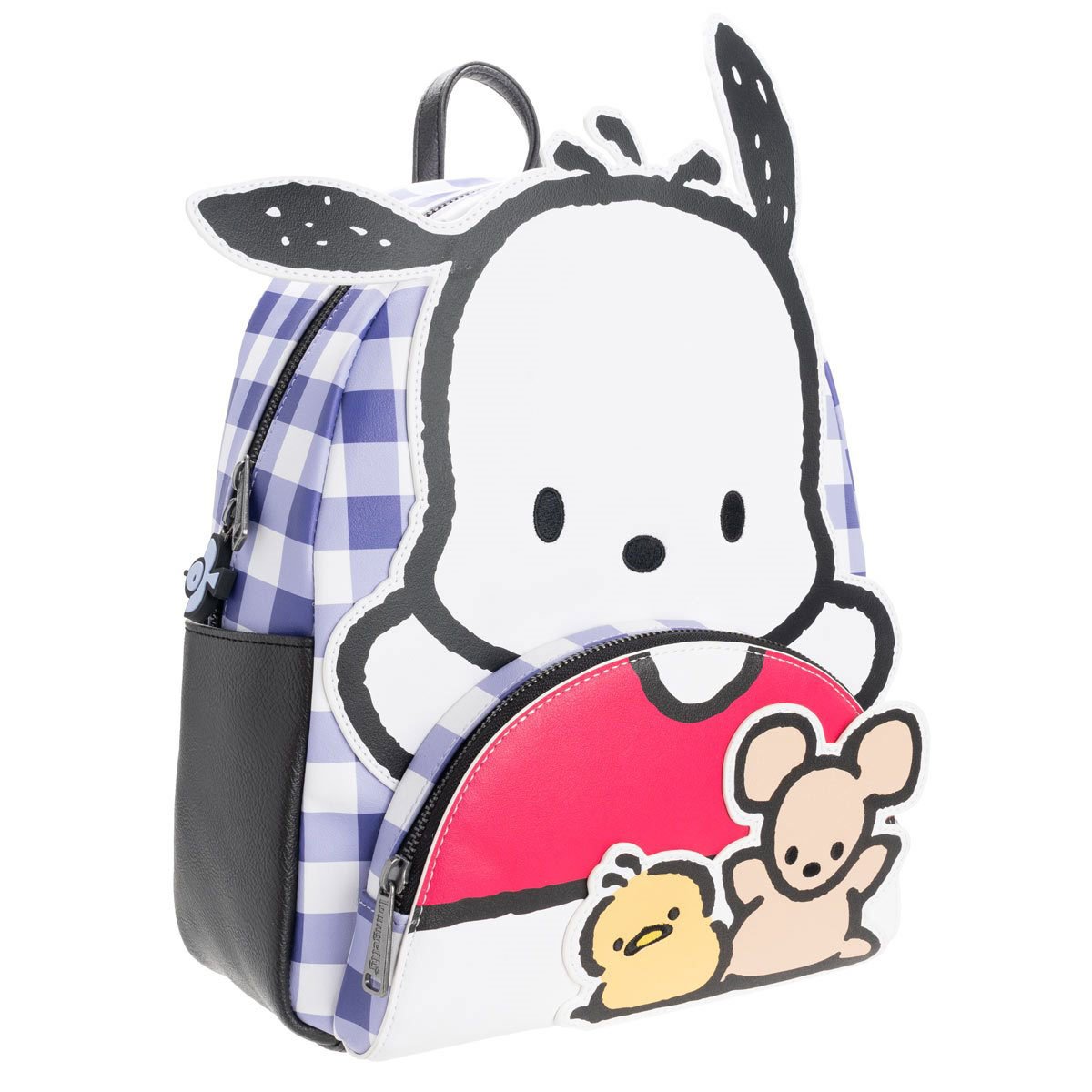 Loungefly Sanrio Pochacco Cosplay Plaid Mini Backpack - 3/4 right view