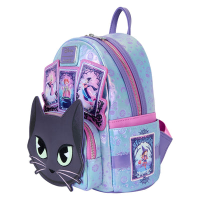 Loungefly Disney Hocus Pocus Tarot Card Binx Mini Backpack  - angle