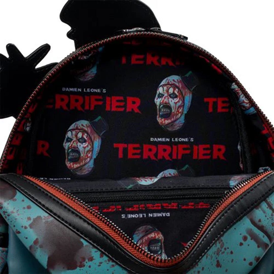 Terrifier Art the Clown Blood Splatter Glow-in-the-Dark Mini Backpack