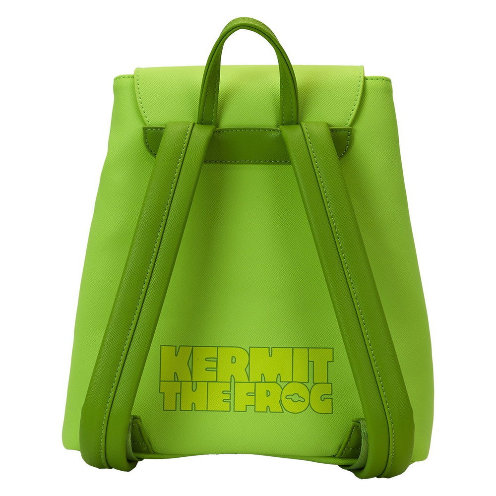 Loungefly Disney The Muppets Kermit The Frog Drawstring Mini Backpack