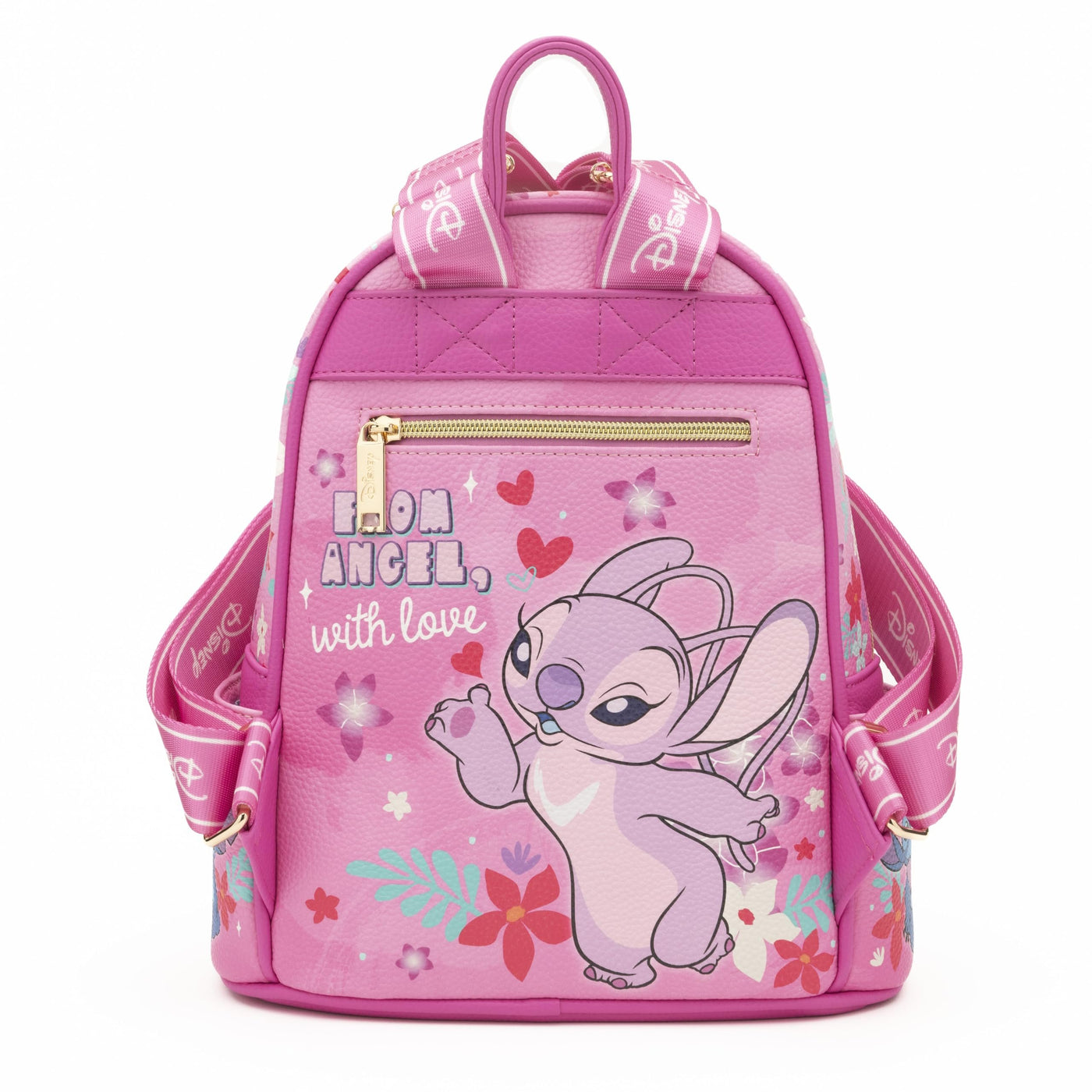 WondaPop Disney Angel 11" Vegan Leather Mini Backpack - Back