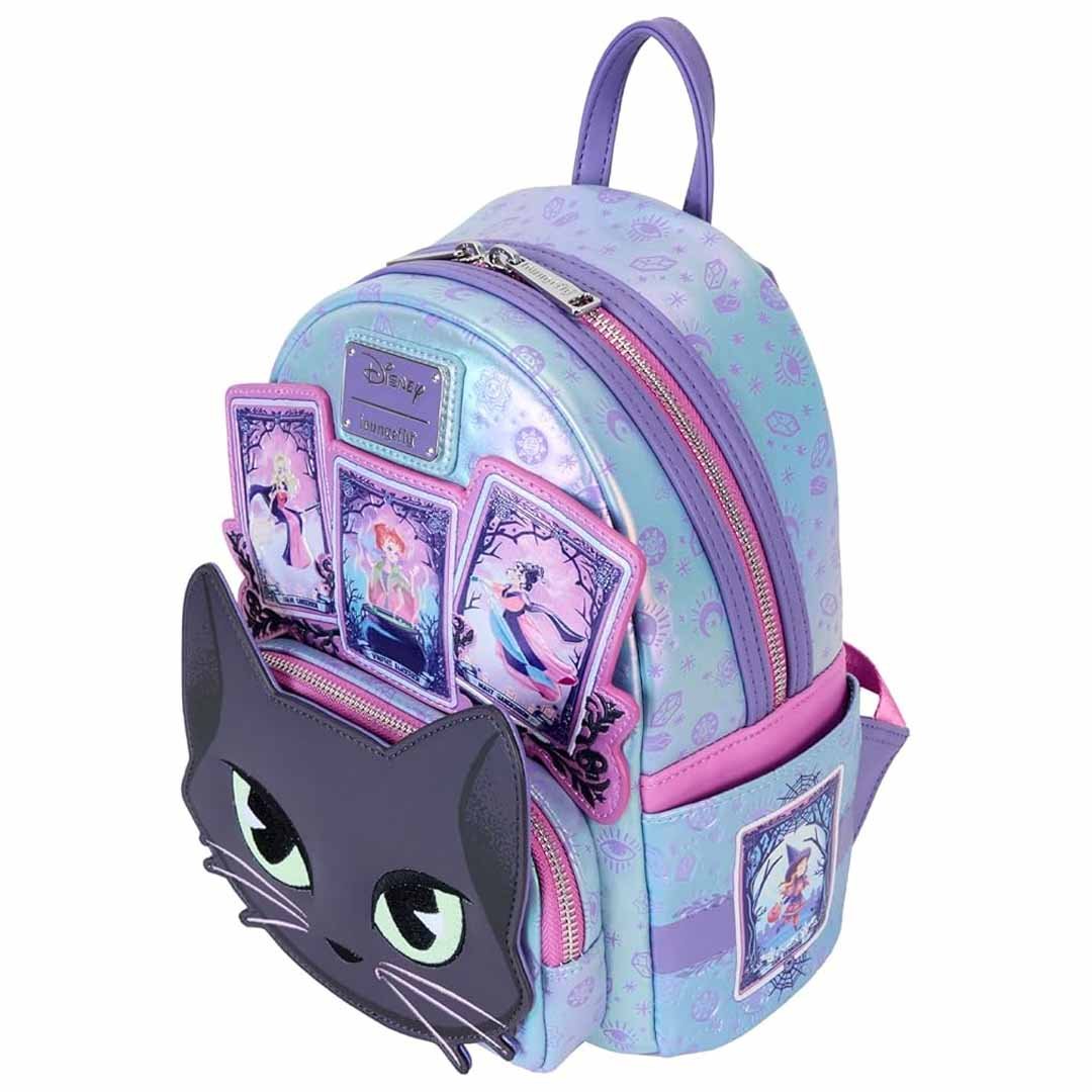 【Lounge Fly】Hocus Pocus Binx Plush Mini Backpack Amazon.com: Loungefly Hocus Pocus Tarot Card Binx Iridescent