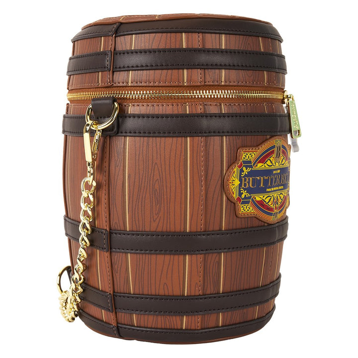 Loungefly Warner Brothers Harry Potter Butterbeer Barrel Scented Figural Crossbody Bag