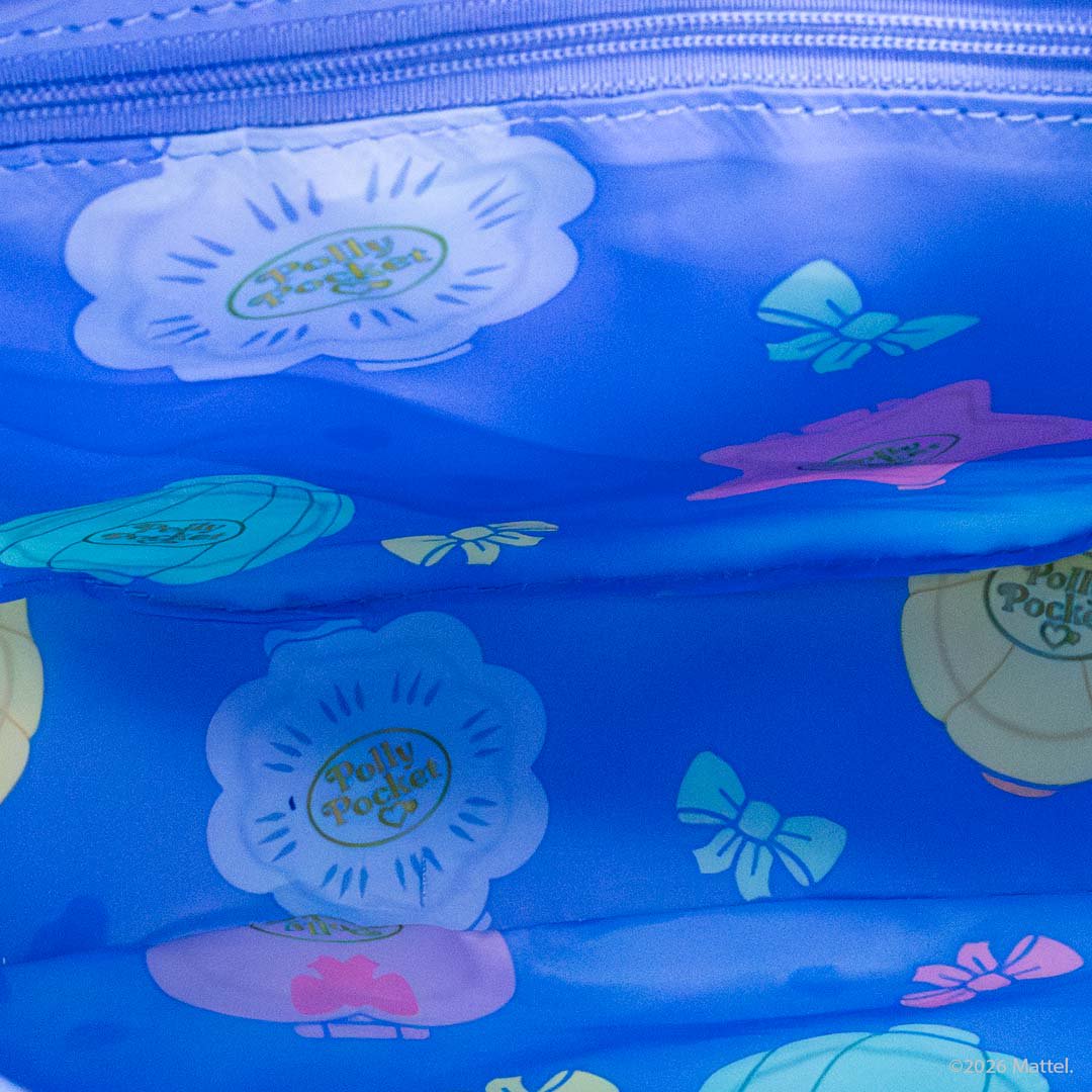 Whatever Makes You Happy Polly Pocket Quilted Compact Crescent Bag