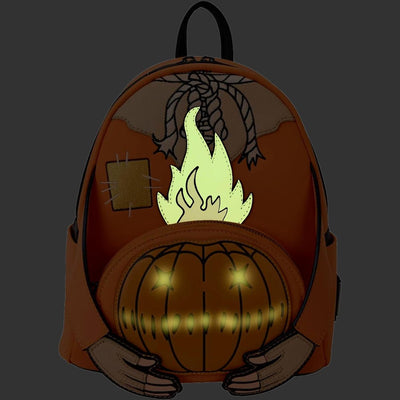 Loungefly Legendary Pictures Trick 'R Treat Flaming Head Sam Mini Backpack