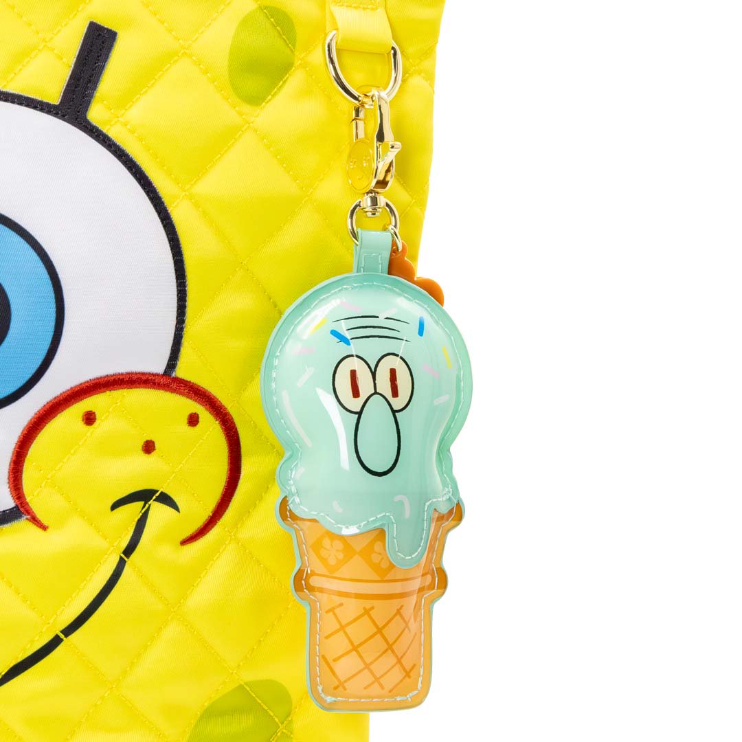 Whatever Makes You Happy Spongebob Mystery Bag Scented Padded Vinyl Ice Cream Cone Bag Charm