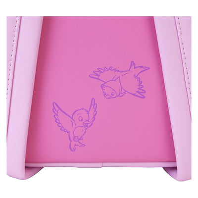 Loungefly Disney Cinderella 75th Anniversary Pink Bow Gown Cosplay Mini Backpack