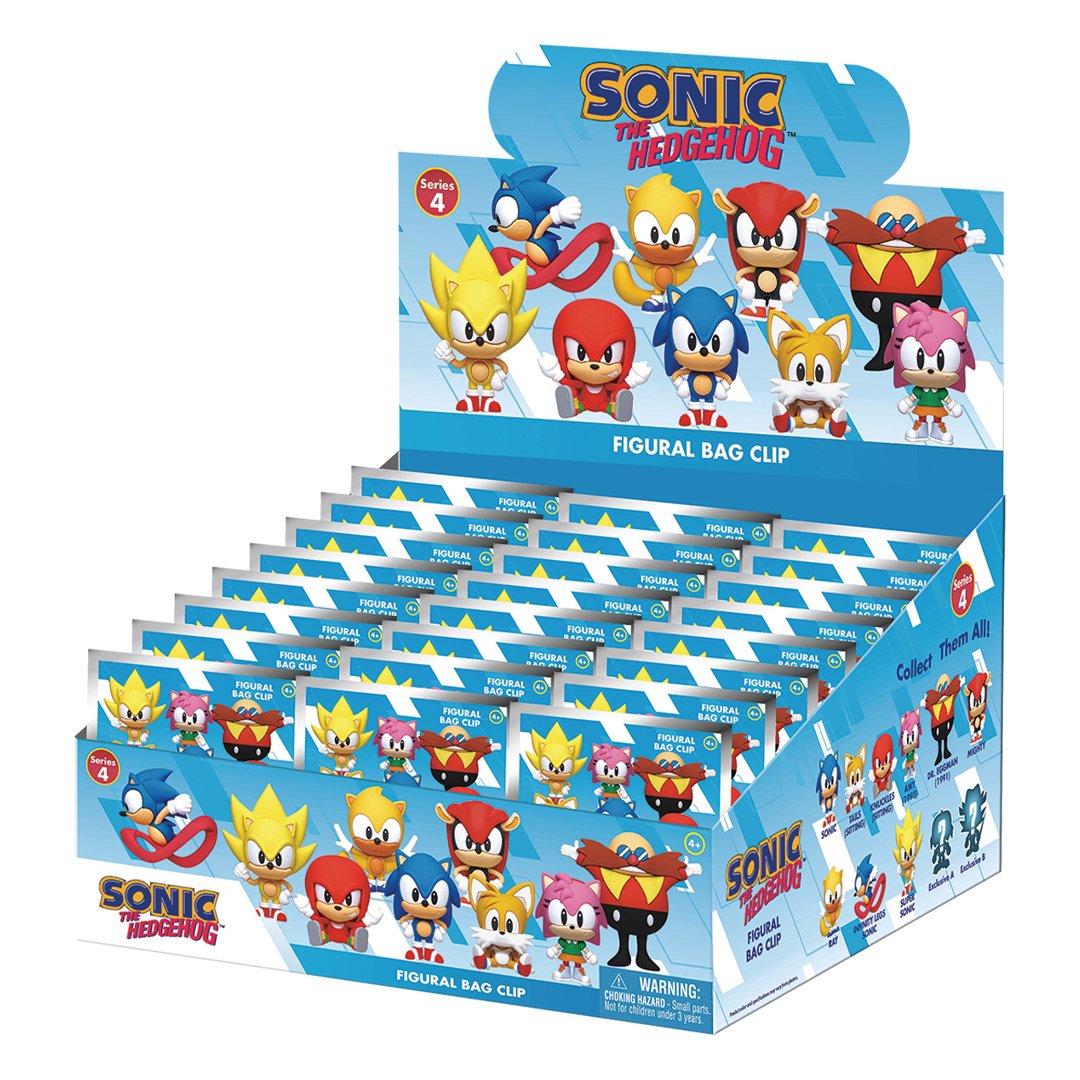 Sonic 3D Foam Bag Clip Series 4 Blind Bag – 707 Street