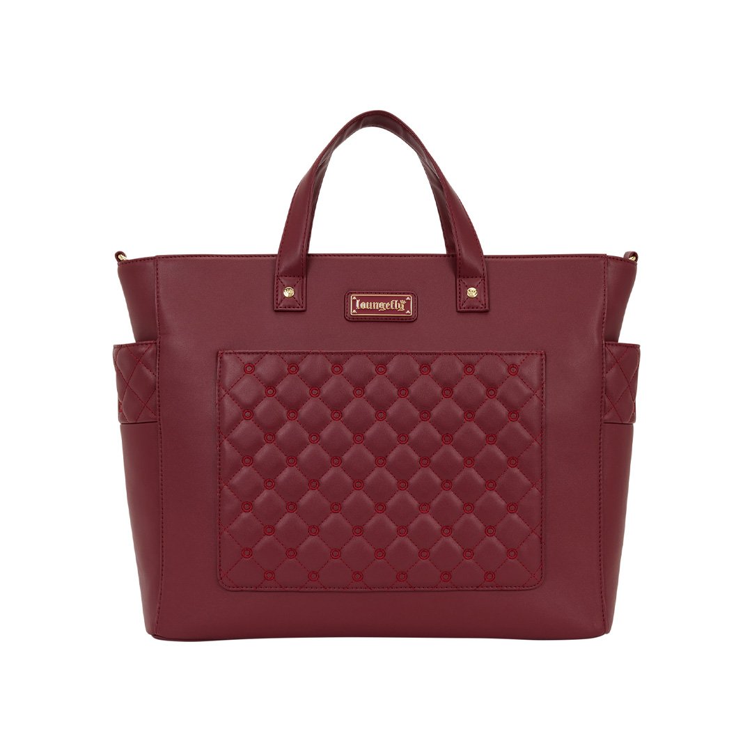 Loungefly The Mo Red Convertible Backpack &amp; Tote Crossbody Bag