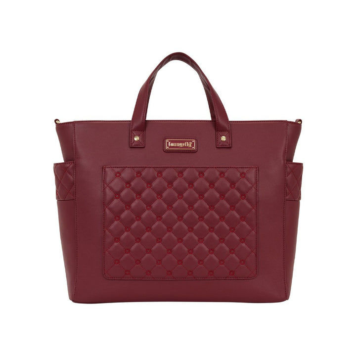 Loungefly The Mo Red Convertible Backpack &amp; Tote Crossbody Bag