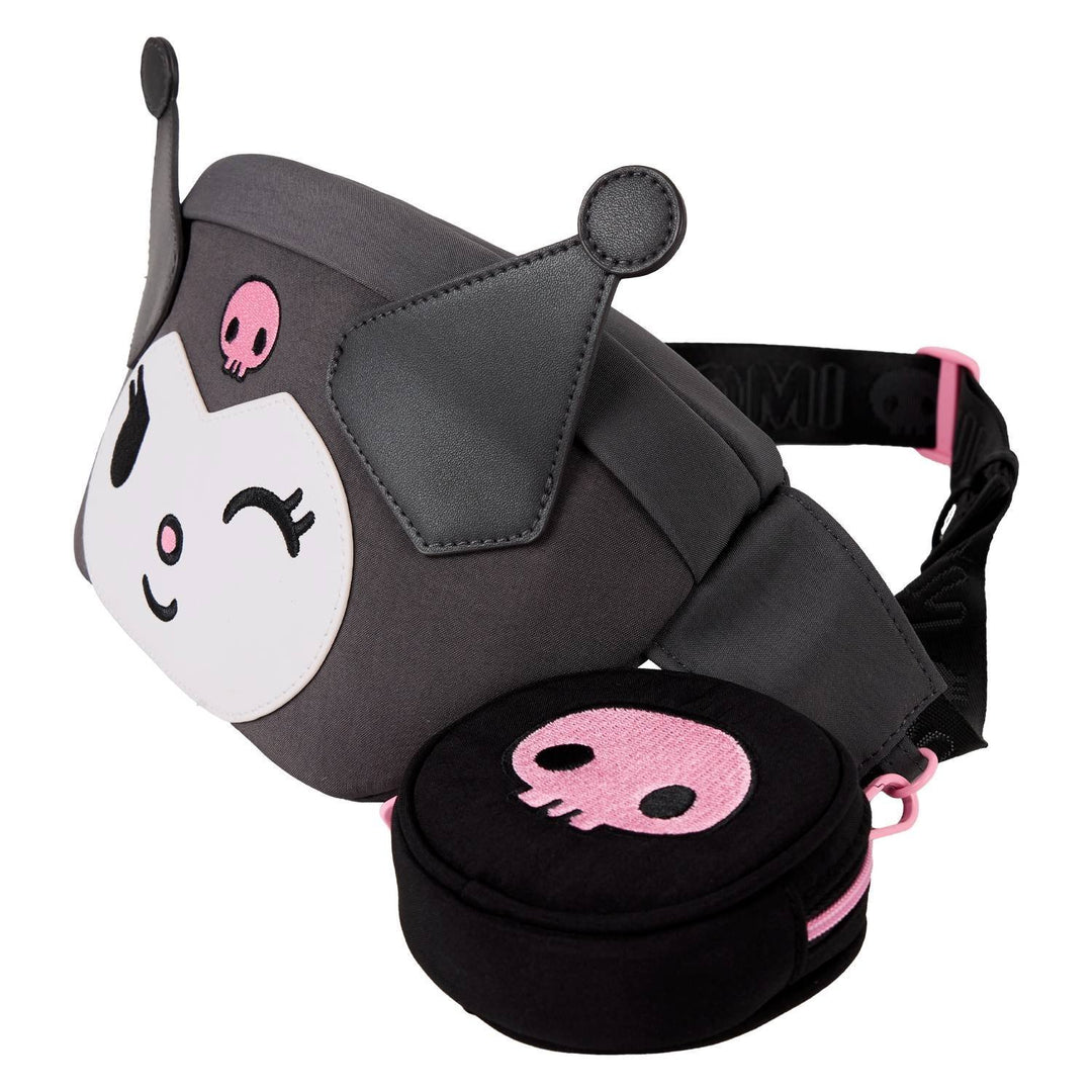 Loungefly Sanrio Kuromi Cosplay Convertible Nylon Belt Bag with Coin Bag