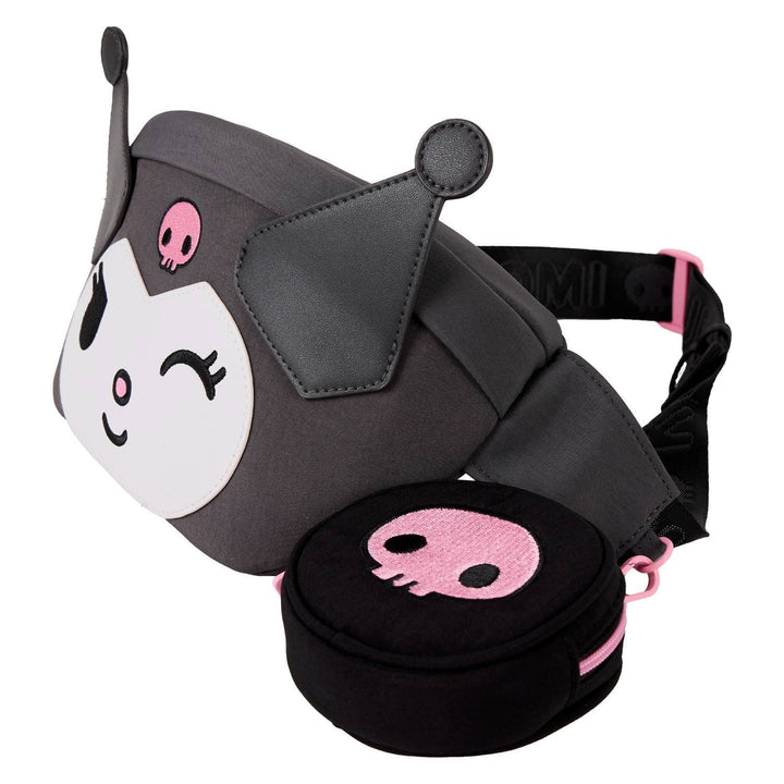 Loungefly Sanrio Kuromi Cosplay Convertible Nylon Belt Bag with Coin Bag