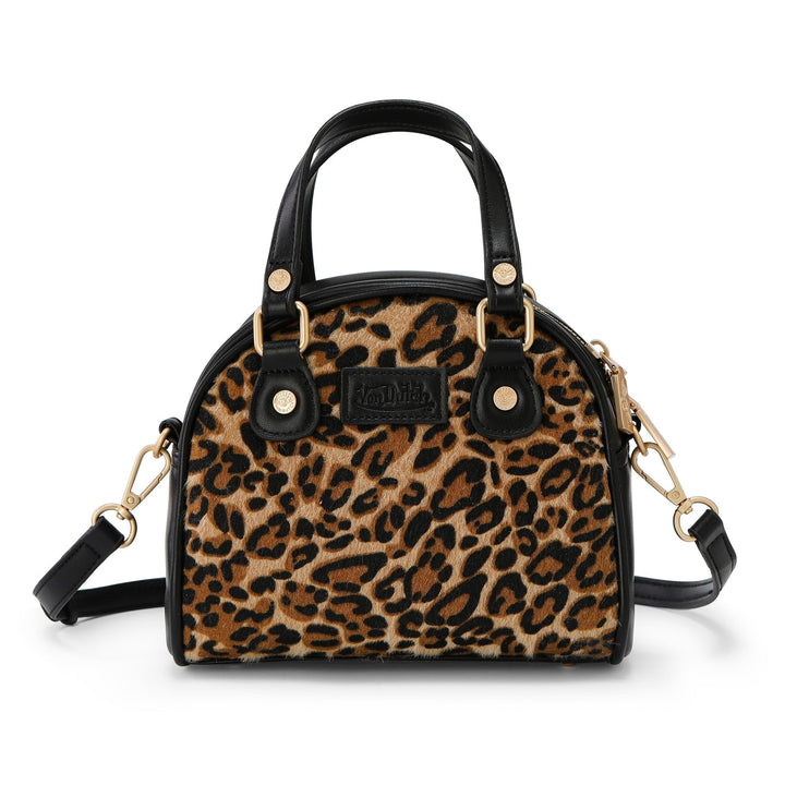 Von Dutch Womens Pony Hair Bowling Bag – Stylish Women&