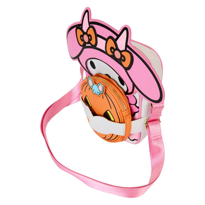 Loungefly Sanrio My Melody Devil Crossbuddy Bag - top angle