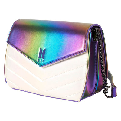 Loungefly Funko Pop! By Loungefly BTS Iridescent Quilted Crossbody Bag