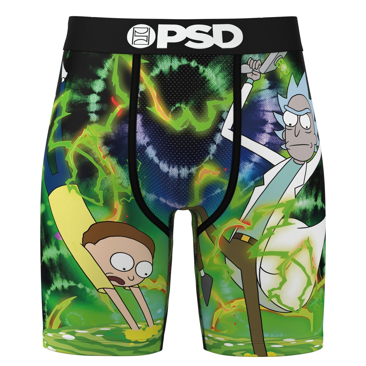 PSD Underwear Men's Rick and Morty Dimension Boxer Briefs 3-Pack - Green