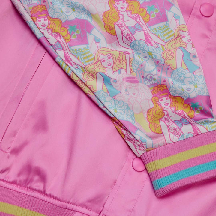 Loungefly Mattel Barbie 65th Anniversary Bomber Jacket - Front
