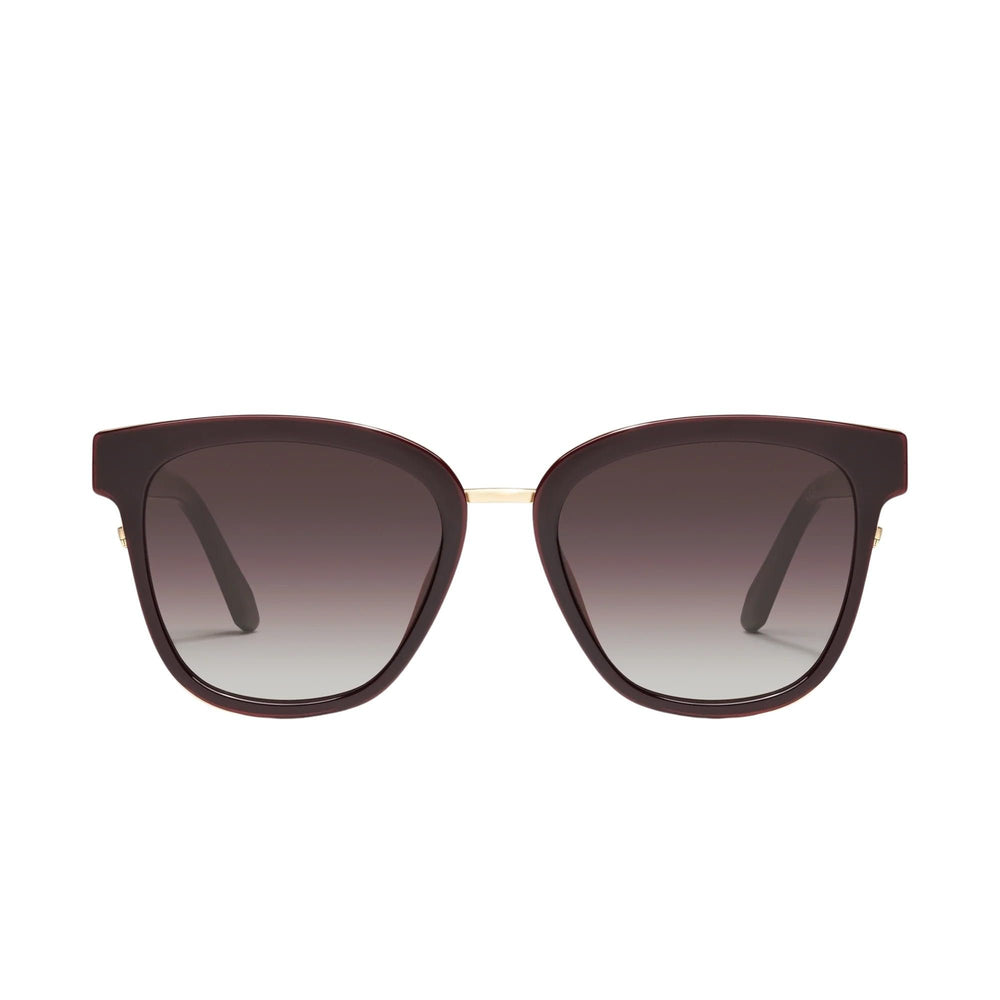 Quay Women's Act Natural Cat Eye Square Sunglasses - Front