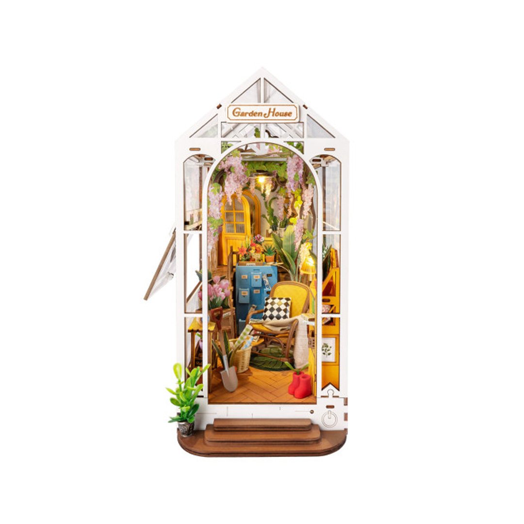 Rolife DIY Book Nook Kit Garden House