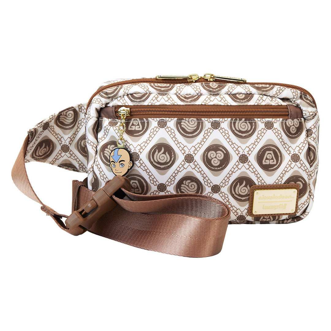 Loungefly Nickelodeon Avatar: The Last Airbender All-Over Print Nylon Belt Bag