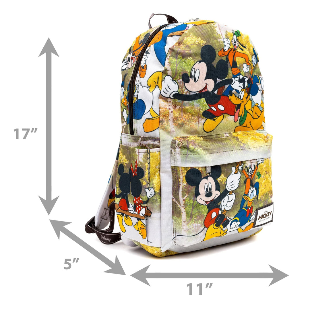 Wondapop Disney Mickey Mouse and Friends 17" Full Size Nylon Backpack