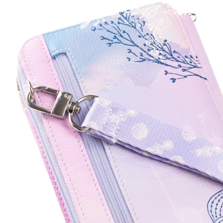 Wondapop Disney The Little Mermaid Ariel Crossbody Wallet Cell Phone Wristlet