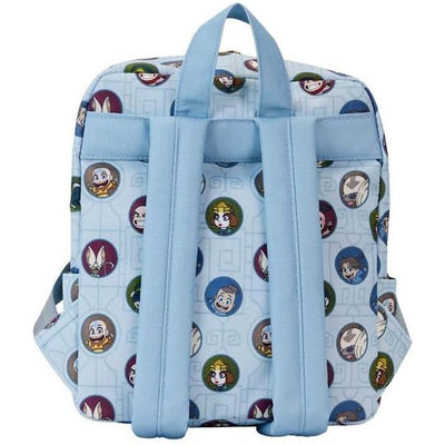 Loungefly Nickelodeon Avatar the Last Airbender Allover Print Square Nylon Mini Backpack