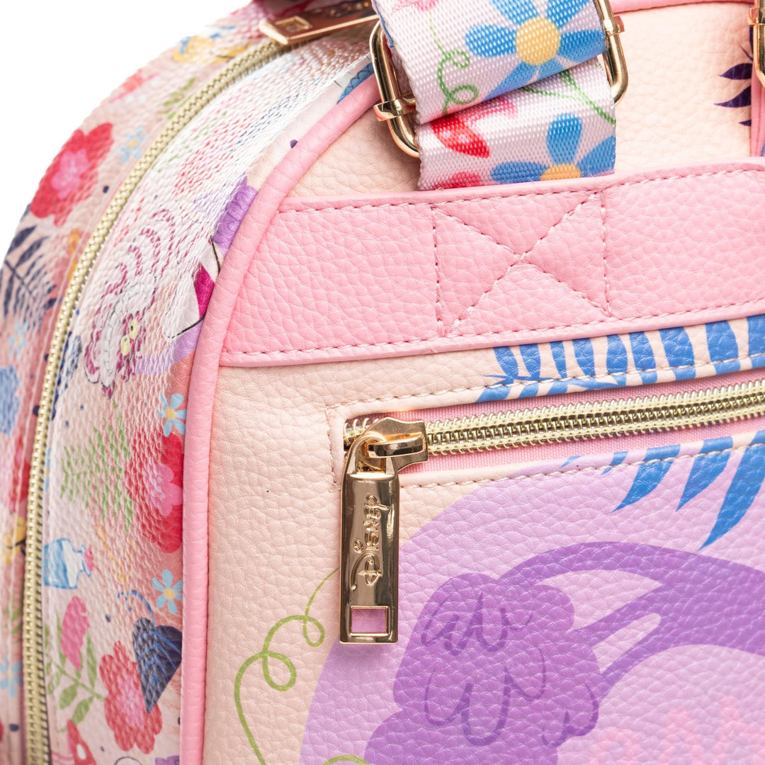 Wondapop Disney Alice In Wonderland Cheshire Cat Everyone Here is Mad 11" Vegan Leather Fashion Mini Backpack