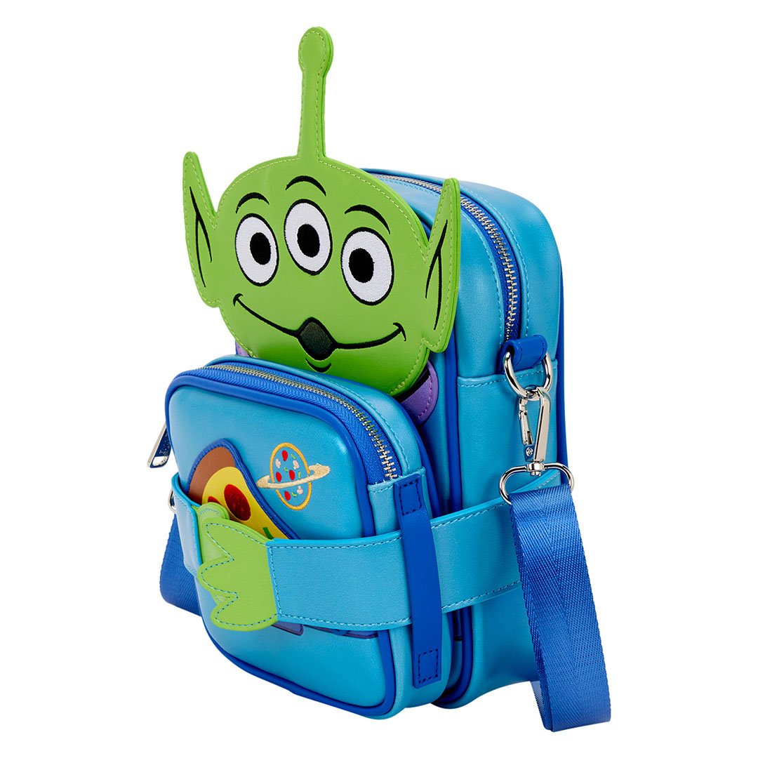 Loungefly Pixar Toy Story 30th Anniversary Aliens Crossbuddies Crossbody Bag