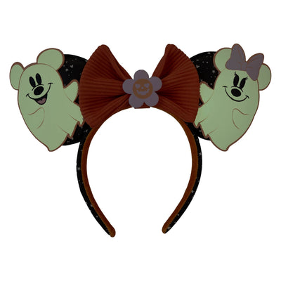 Loungefly Disney Mickey and Friends Halloween Ears Headband - glow in the dark