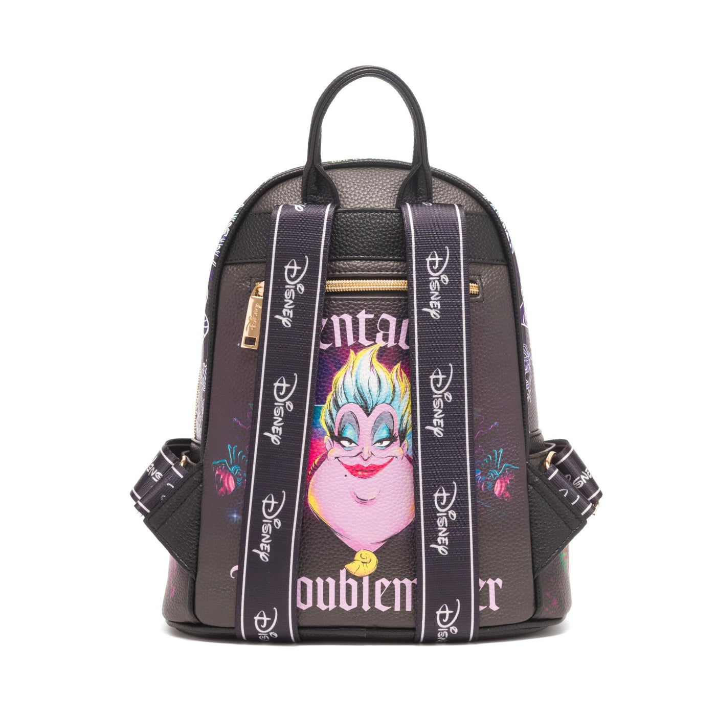 Wondapop Disney Ursula Tentacles of Terror 11" Vegan Leather Mini Backpack - Back 3