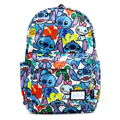 WondaPop Disney Lilo and Stitch Artistic 17" Nylon Backpack - Front