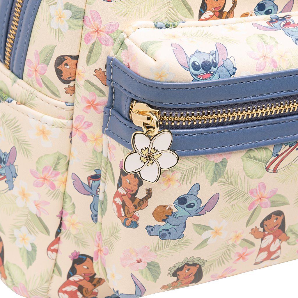 Loungefly Disney Lilo and Stitch Hula Dance Mini Backpack - 707 Street Exclusive