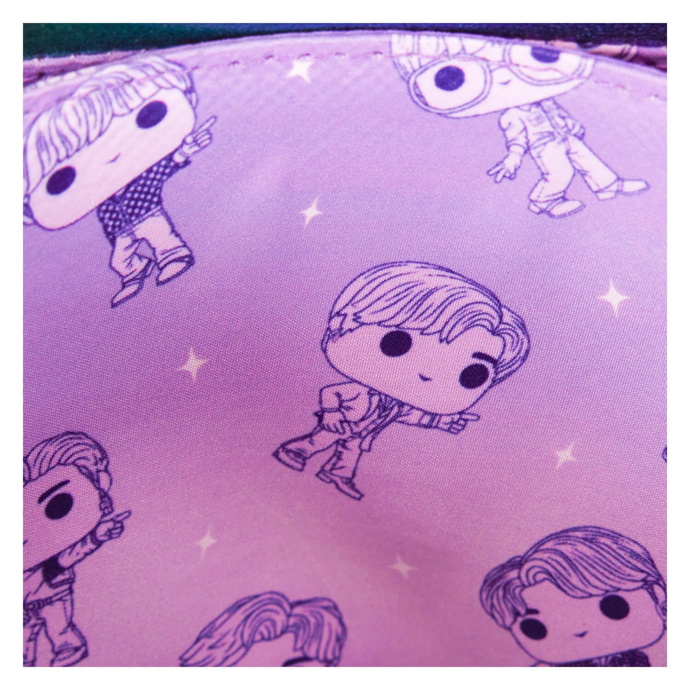 Loungefly Funko Pop! By Loungefly BTS Iridescent Quilted Crossbody Bag