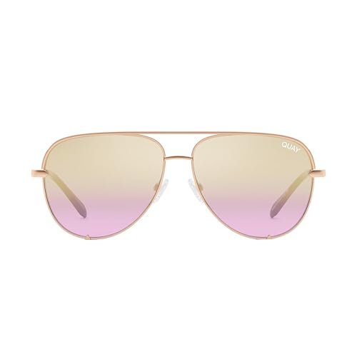 Quay Australia HIGH KEY Classic Unisex Aviator Sunglasses - Front