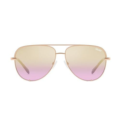 Quay Australia HIGH KEY Classic Unisex Aviator Sunglasses - Front