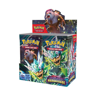 Pokemon TCG: Scarlet and Violet Twilight Masquerade Booster Box Card Game - Front of box