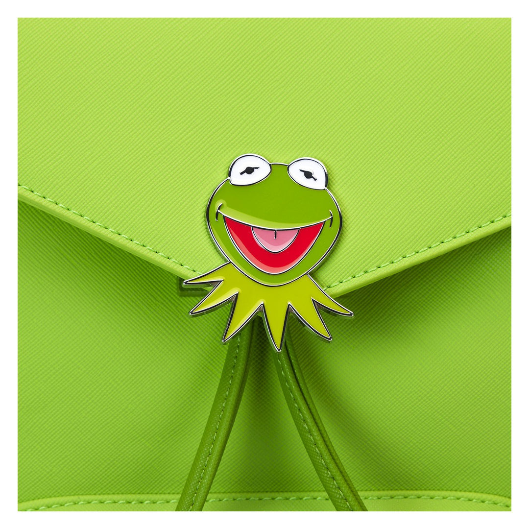 Loungefly Disney The Muppets Kermit The Frog Drawstring Mini Backpack