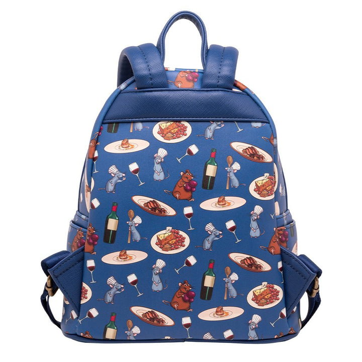 Loungefly Disney Pixar Ratatouille Remy and Emile Allover Print Mini Backpack - 707 Street Exclusive