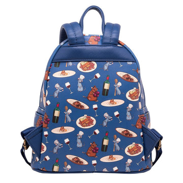 Loungefly Disney Pixar Ratatouille Remy and Emile Allover Print Mini Backpack - 707 Street Exclusive
