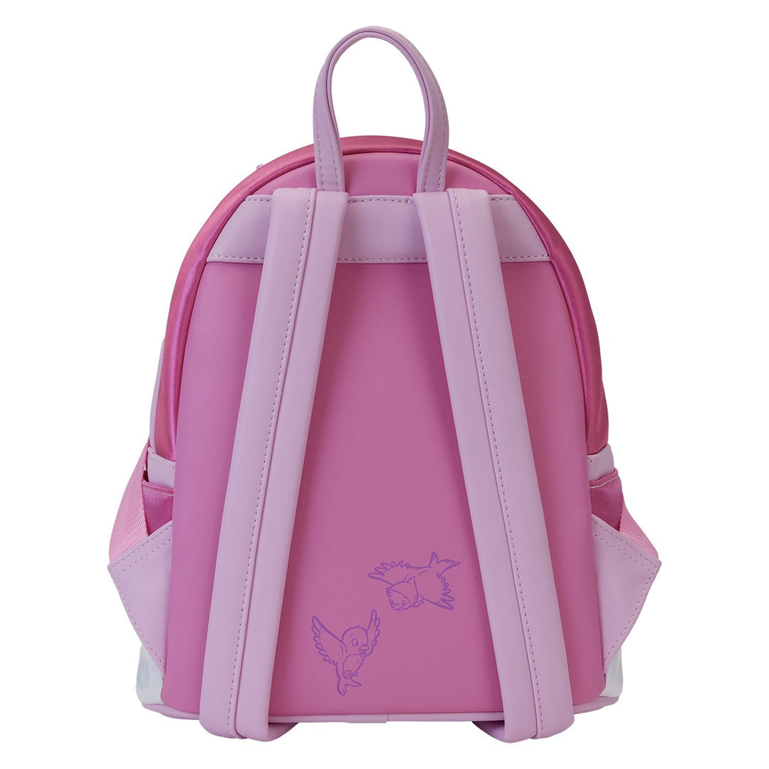 Loungefly Disney Cinderella 75th Anniversary Pink Bow Gown Cosplay Mini Backpack
