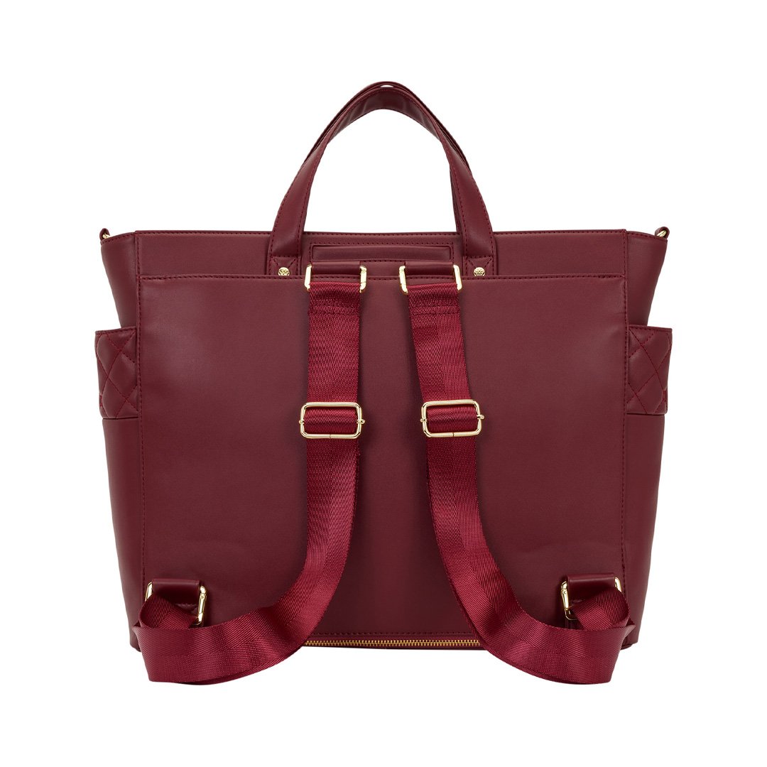Loungefly The Mo Red Convertible Backpack &amp; Tote Crossbody Bag